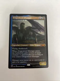 Dragonlord Silumgar Foil Etched Double Masters 2022 LP MTG - Image 1
