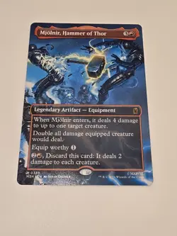 Mjolnir, Hammer of Thor (Borderless) (0339) Marvel Super Heroes Regular - Image 1