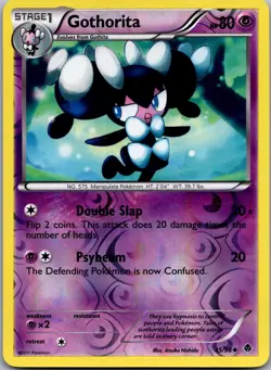 GOTHORITA 45/98 EMERGING POWERS UNCOMMON REVERSE HOLO POKEMON ATSUKO NISHIDA - Image 1