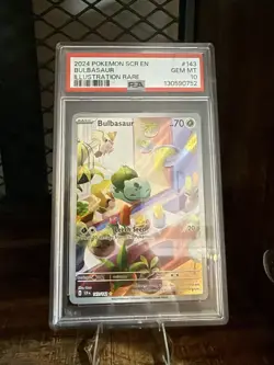 Pokemon TCG Bulbasaur Stellar Crown PSA 10 - Image 1