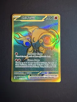 Chi-Yu ex 241/091 Hyper Rare SV: Paldean Fates Pokemon TCG - Image 1