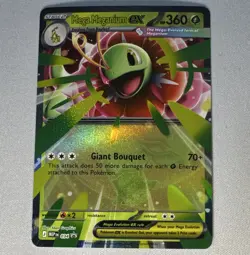 Pokemon TCG Mega Meganium EX 034/MEP-EN Promo Holo English Stage 2 360 HP - Image 1