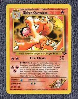 Blaine's Charmeleon - 31/132 - Gym Challenge - Pokemon TCG - LP - Image 1