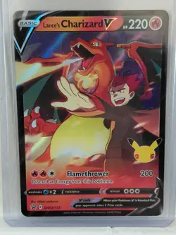 Pokemon TCG Lance's Charizard V SWSH133 SWSH Promo Holo 220 HP English - Image 1