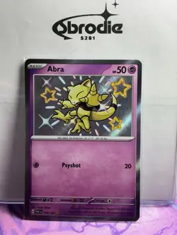 The Pokemon Company Abra 148/091 SV Paldean Fates Shiny Rare Holo Eng 50HP - Image 1