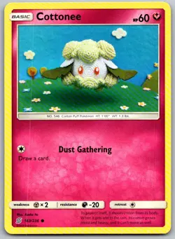 Cottonee 143/236 Common Unified Minds Pokemon Near Mint - Image 1