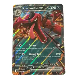 Pokemon TCG Krookodile ex 055/086 Crown Zenith Rare Holo Eng Stage 2 320 HP - Image 1