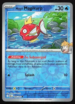 Misty's Magikarp 048/182 Common Destined Rivals Reverse Holo Near Mint - Image 1
