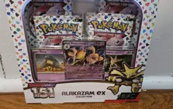 Pokemon TCG Scarlet & Violet 151 Alakazam ex Collection Box Promo Booster - Image 2