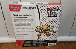 Pokemon TCG Scarlet & Violet 151 Alakazam ex Collection Box Promo Booster - Image 3