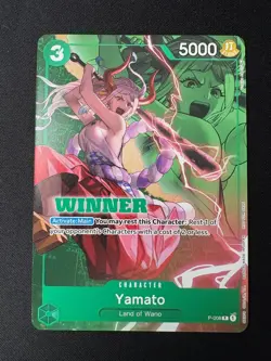 Yamato Winner P-008 One Piece Promo Tournament Winner Pack Vol. 1 NM - Image 1