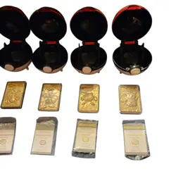 1999 Pokemon Burger King Promotion 23k Gold Plated Cards Full Set of 6 - Image 3