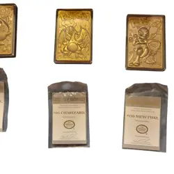 1999 Pokemon Burger King Promotion 23k Gold Plated Cards Full Set of 6 - Image 5