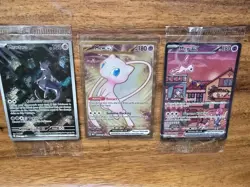 MINT 2023 Pokemon Scarlet & Violet 151 3-Card UPC Promo Set 2/3 Sealed - Image 3