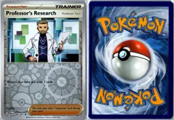 Pokemon Card - Professor's Research 088/091 Paldean Fates Rare Reverse Holo NM - Image 3
