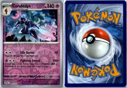 Pokemon Card - Ceruledge Paldean Fates 040/091 2024 Rare Reverse Holo Near Mint - Image 3