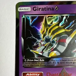 Giratina Prism Star 58/156 Holo Card SM Ultra Prism NM - Image 3