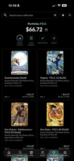 Dragon Ball Super Fusion World FS11 Starter Deck Ex (Alt Arts) Lot of 6 Cards - Image 5