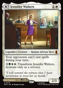 Jennifer Walters - #18 - Marvel Super Heroes NM MTG - Image 1