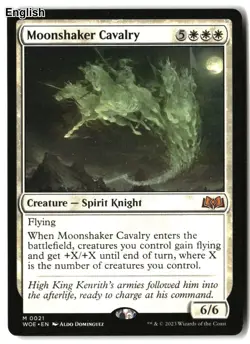 MTG Moonshaker Cavalry [WOE - 21] LP - Image 2