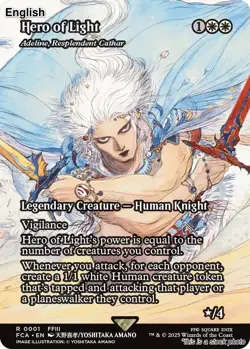 MTG Hero of Light - Adeline, Resplendent Cathar (Showcase) [FCA - 1] LP - Image 1