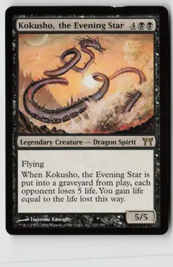 Kokusho, the Evening Star Champions of Kamigawa (122) Normal - MTG - LP - Image 1