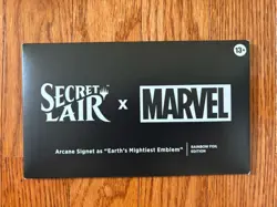 MTG Secret Lair Marvel Arcane Signet Earth's Mightiest Emblem Rainbow Foil - Image 1