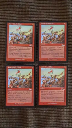 Magic: the Gathering / MtG Last-Ditch Effort x4 Urza's Legacy - Image 1