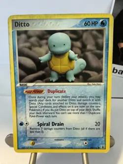Ditto (Squirtle) 064/113 - Delta Species -Regular - Yuka Morii - Playdoh Pokemon - Image 2