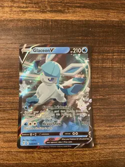 Glaceon V 40/203 Ultra Rare Pokemon Sword & Shield Evolving Skies 2021 - Image 1