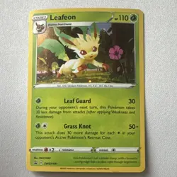Pokemon TCG Leafeon SWSH191 Sword & Shield Promo Holo English Stage 1 110 HP - Image 1