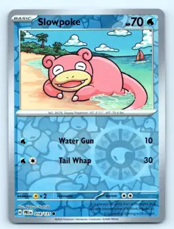 Slowpoke 018/131 Common Prismatic Evolutions Pokemon Reverse Holo Near Mint - Image 1