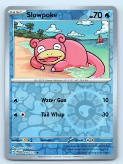 Slowpoke 018/131 Common Prismatic Evolutions Pokemon Reverse Holo Near Mint - Image 1