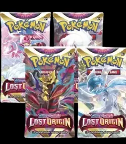 Pokemon Sword & Shield Lost Origin Booster Pack 4 Pack Lot - Image 1
