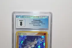 2005 Pokemon Poliwrath #11/115 EX Unseen Forces Reverse Holo Rare English CGC 8 - Image 3