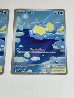 Pokemon Spheal Illustration Rare SV08: Surging Sparks 199/191 NM - Image 2