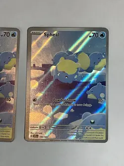 Pokemon Spheal Illustration Rare SV08: Surging Sparks 199/191 NM - Image 4