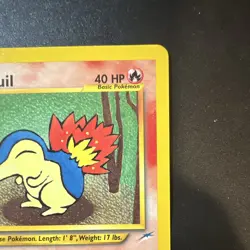 Cyndaquil 61/105 Pokemon Neo Destiny 1st Edition Common Regular English 2000 NM - Image 2