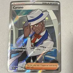 Pokemon TCG Cyrano 230/191 Sv08 Surging Sparks Ultra Rare Holo Full Art - Image 1