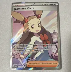 Pokemon TCG Jasmine's Gaze 233/191 Sv08 Surging Sparks Ultra Rare Holo FA - Image 1