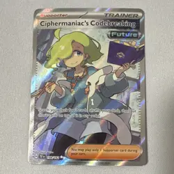 Pokemon TCG Ciphermaniac's Codebreaking 198/162 Temporal Forces UR Holo FA Eng - Image 1