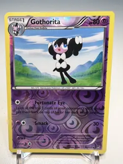 Pokemon TCG Gothorita Furious Fists 40/111 Reverse Holo Uncommon 2014 - NM - Image 1