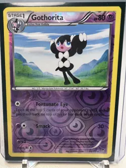 Pokemon TCG Gothorita Furious Fists 40/111 Reverse Holo Uncommon 2014 - NM - Image 3