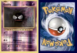 GASTLY 47/108 COMMON EVOLUTIONS POKEMON REVERSE HOLO NEAR MINT - Image 3