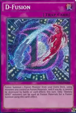 D-Fusion DESO-EN008 1st Secret Rare Moderate Play Yu-Gi-Oh! DNA GAMES - Image 1