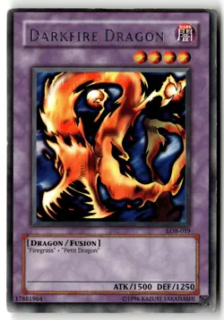 Darkfire Dragon LOB-019 The Legend of Blue Eyes White Dragon Yu-Gi-Oh Unlim HP - Image 1
