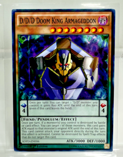 D/D/D Doom King Armageddon SDPD-EN006 * 1st EDITION * NM/M Yu-Gi-Oh! - Image 1