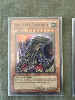 Yu-Gi-Oh! TCG Ultimate Tyranno POTD-EN020 1st Edition Ultimate Rare & Unlimited - Image 3