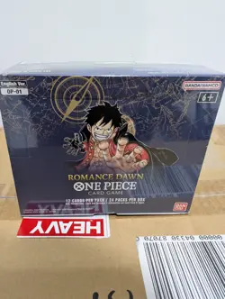 One Piece TCG: OP-01 Romance Dawn Booster Box Sealed - White Bottom - English - Image 1