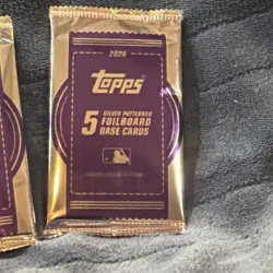 Topps 2026 Series 2 Silver Foil Lot of 2 Packs, 5 cards Per Pack Factory Sealed - Image 2